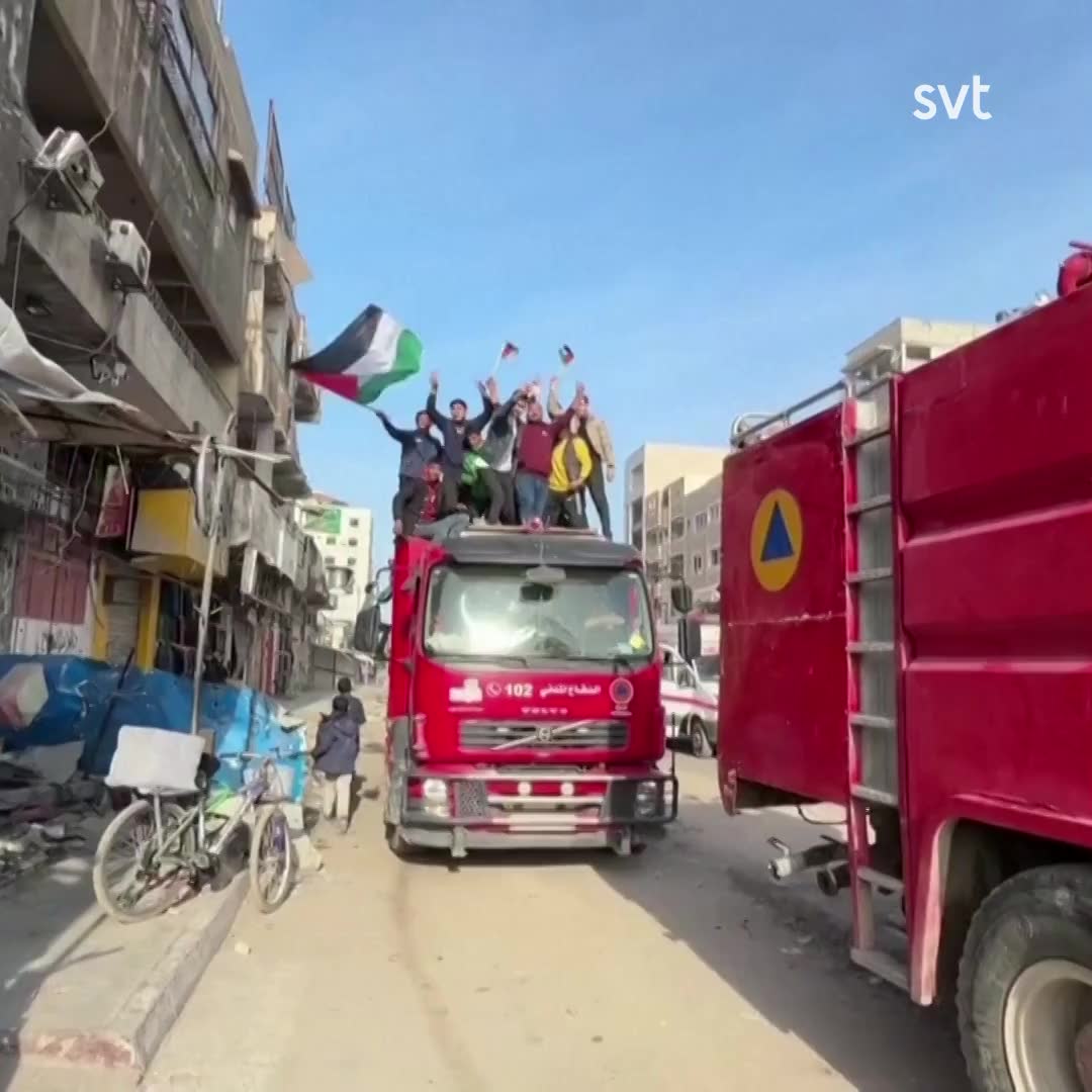 Gazabor firar
på gatorna